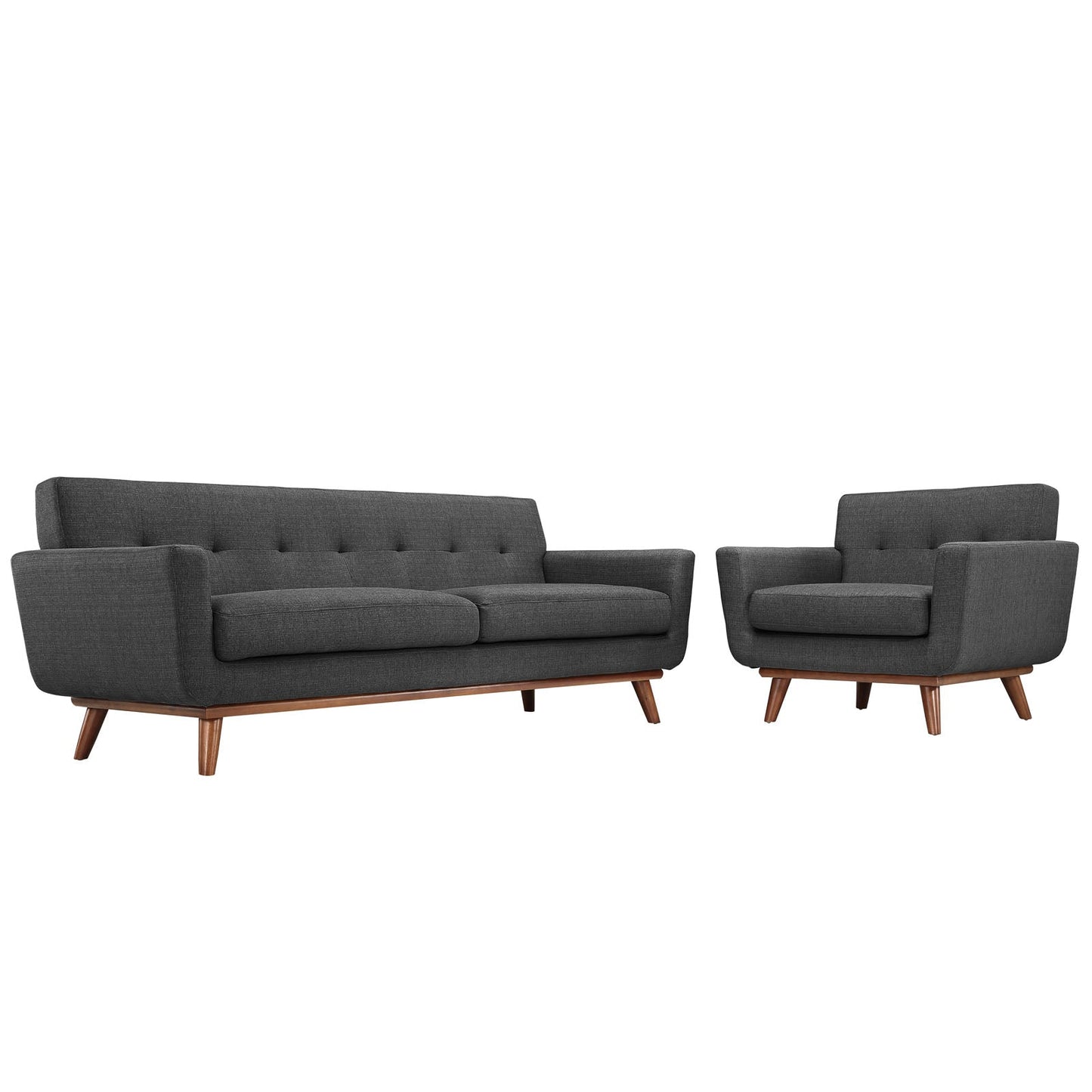 Modway Engage Armchair and Sofa - Set of 2 | Sofas | 
