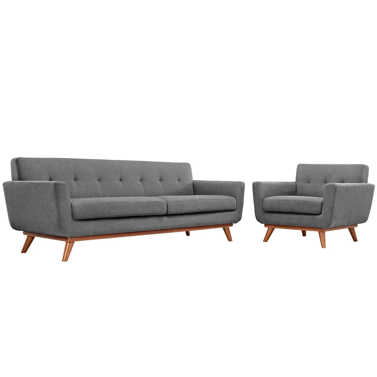 Modway Engage Armchair and Sofa - Set of 2 | Sofas | 