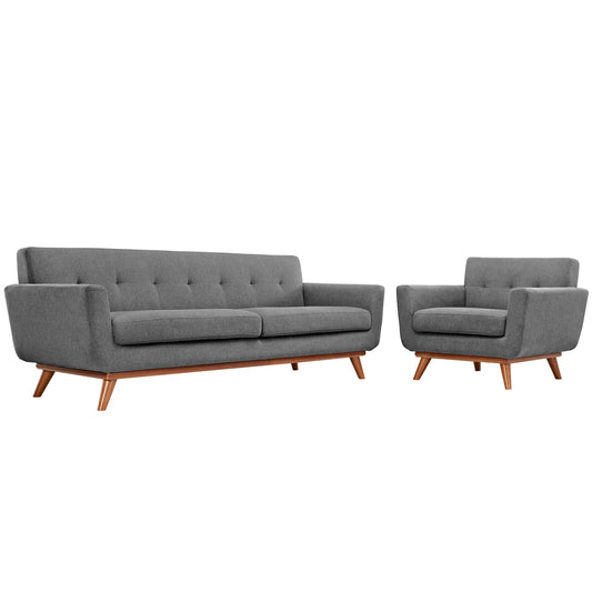 Modway Engage Armchair and Sofa - Set of 2 | Sofas | 