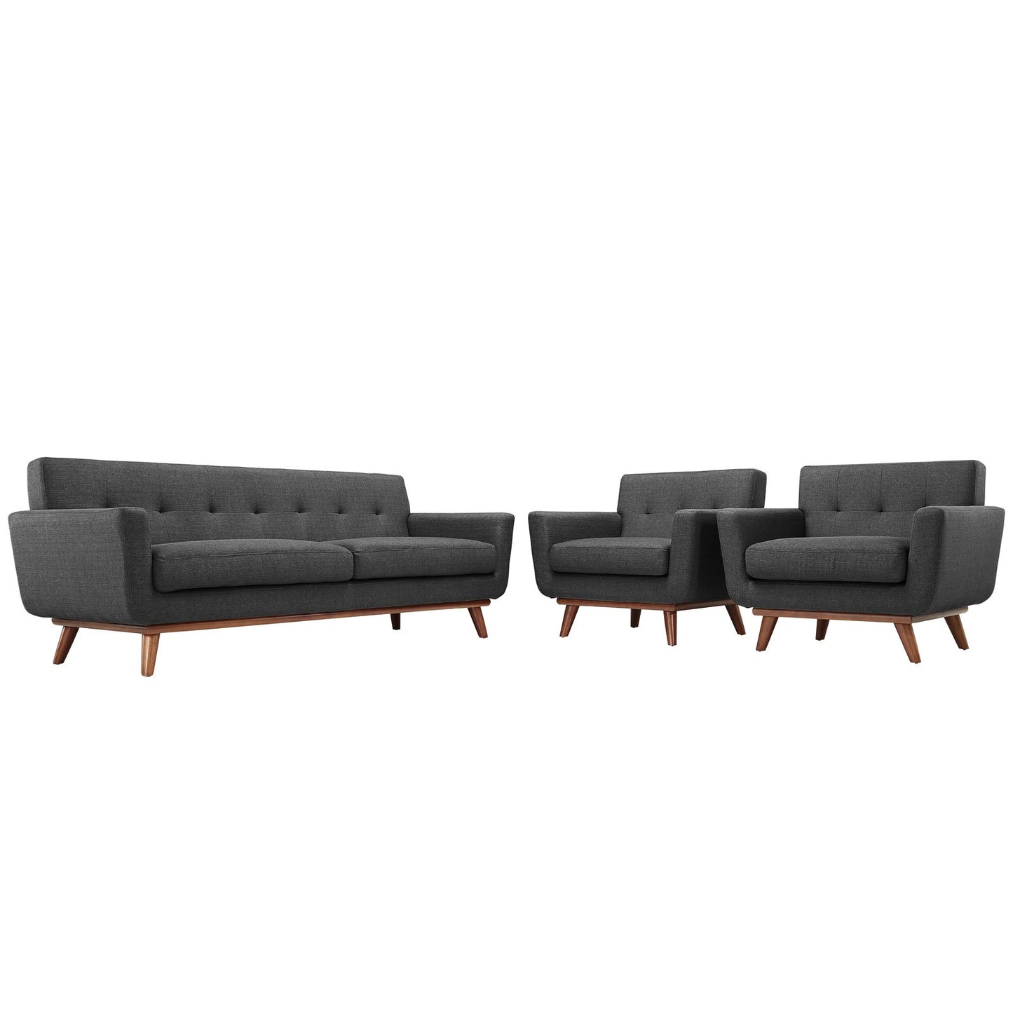 Modway Engage Armchairs and Sofa - Set of 3 | Sofas | 