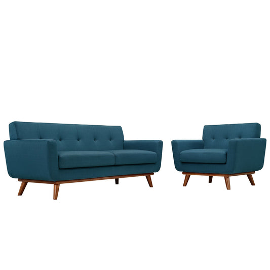 Modway Engage Armchair and Loveseat - Set of 2 - EEI-1346 | Sofa Set | 