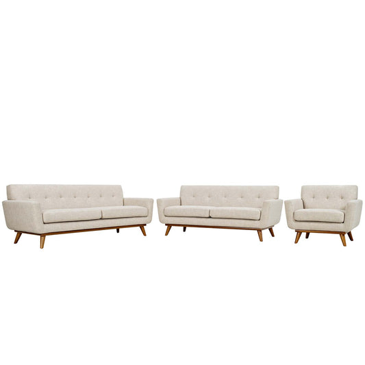 Modway Engage Sofa Loveseat and Armchair - Set of 3 - EEI-1349 | Sofa Set | 