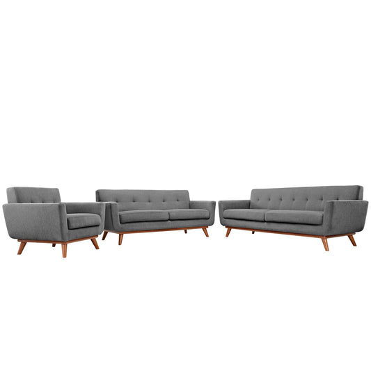 Modway Engage Sofa Loveseat and Armchair - Set of 3 - EEI-1349 | Sofa Set | 