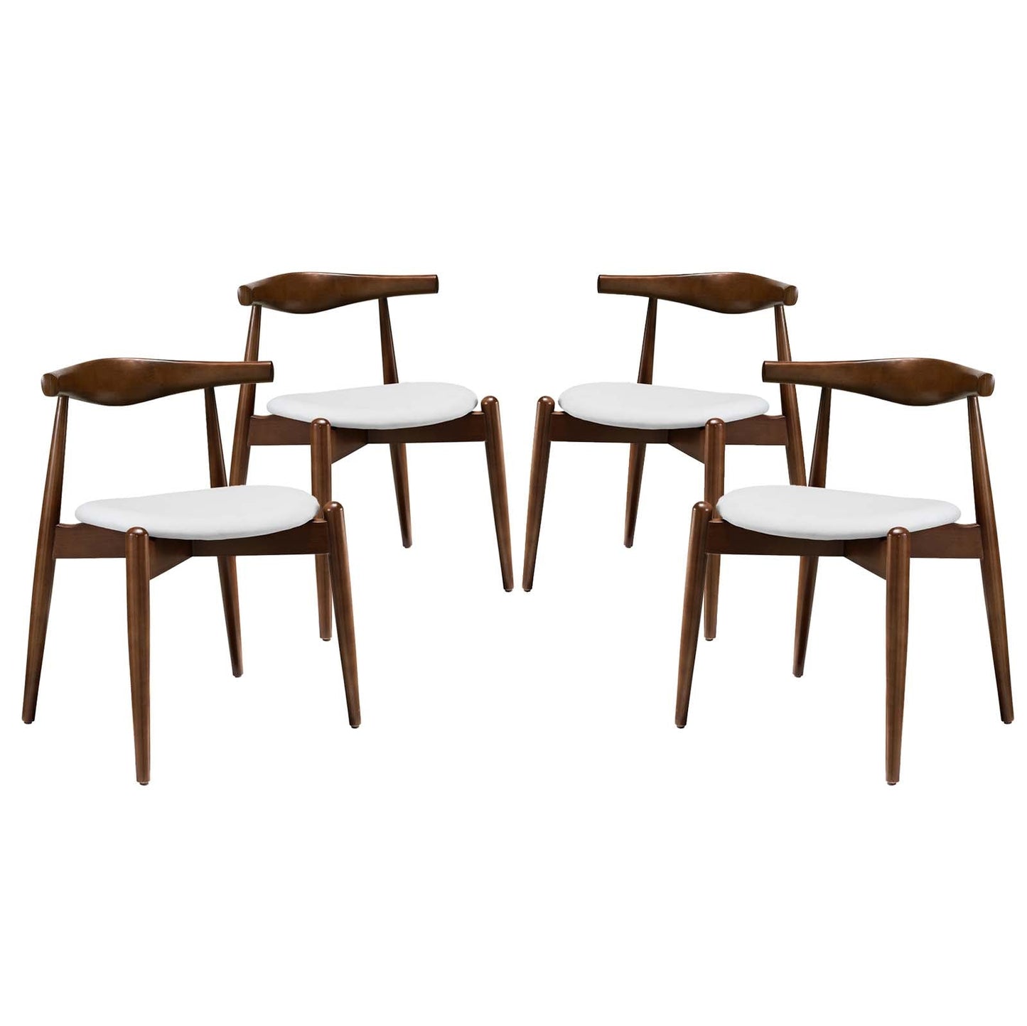 Modway Stalwart Dining Side Chairs - Set of 4 - EEI-1378 | Dining Chairs | Modishstore-1
