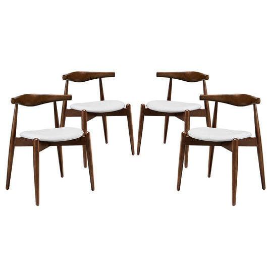 Modway Stalwart Dining Side Chairs - Set of 4 - EEI-1378 | Dining Chairs | Modishstore-1