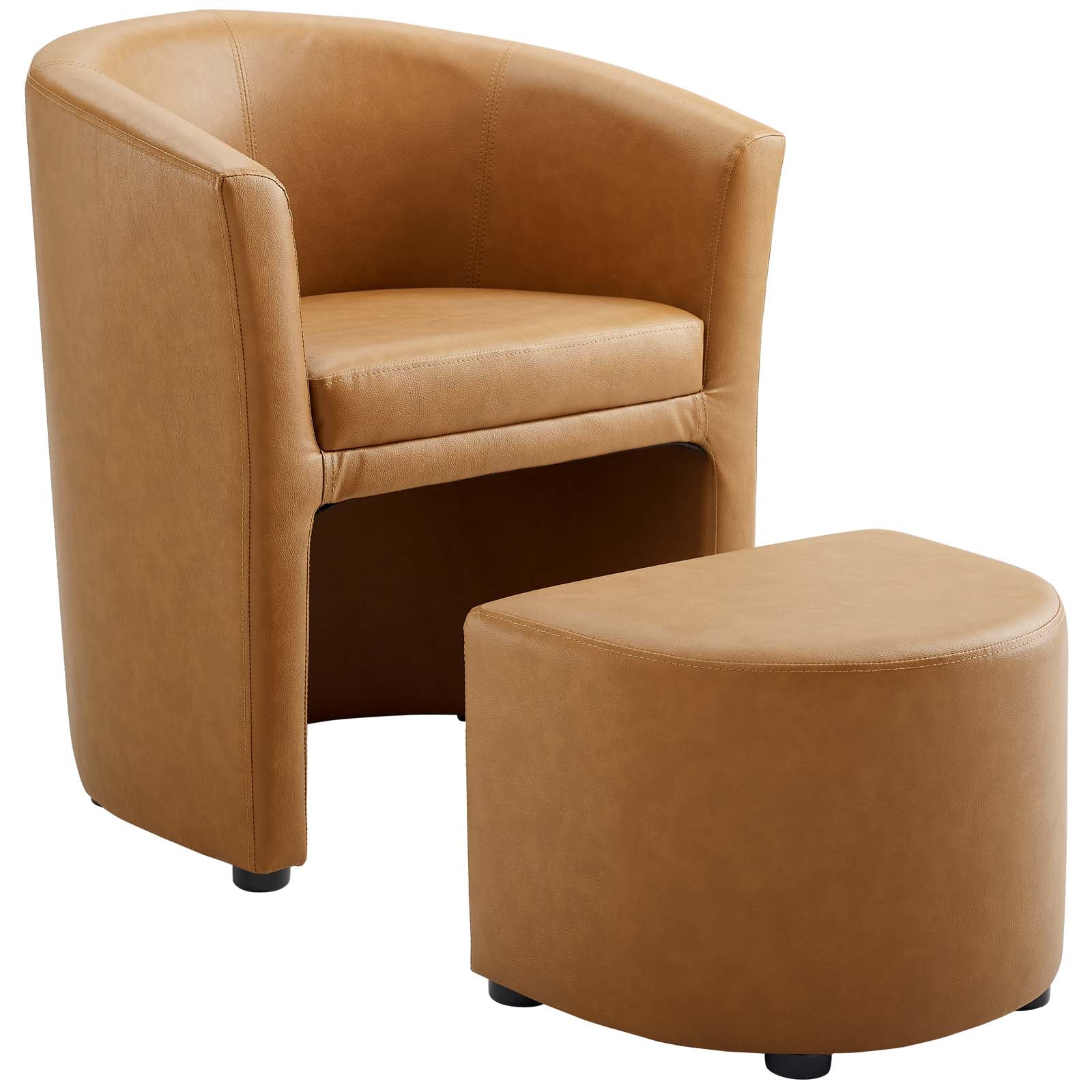 Divulge Armchair and Ottoman by Modway | Armchairs | 