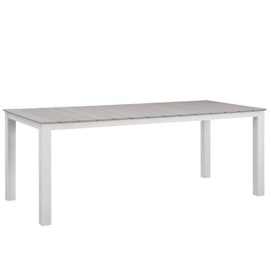 Modway Maine 80" Outdoor Patio Dining Table | Outdoor Tables | Modishstore-7