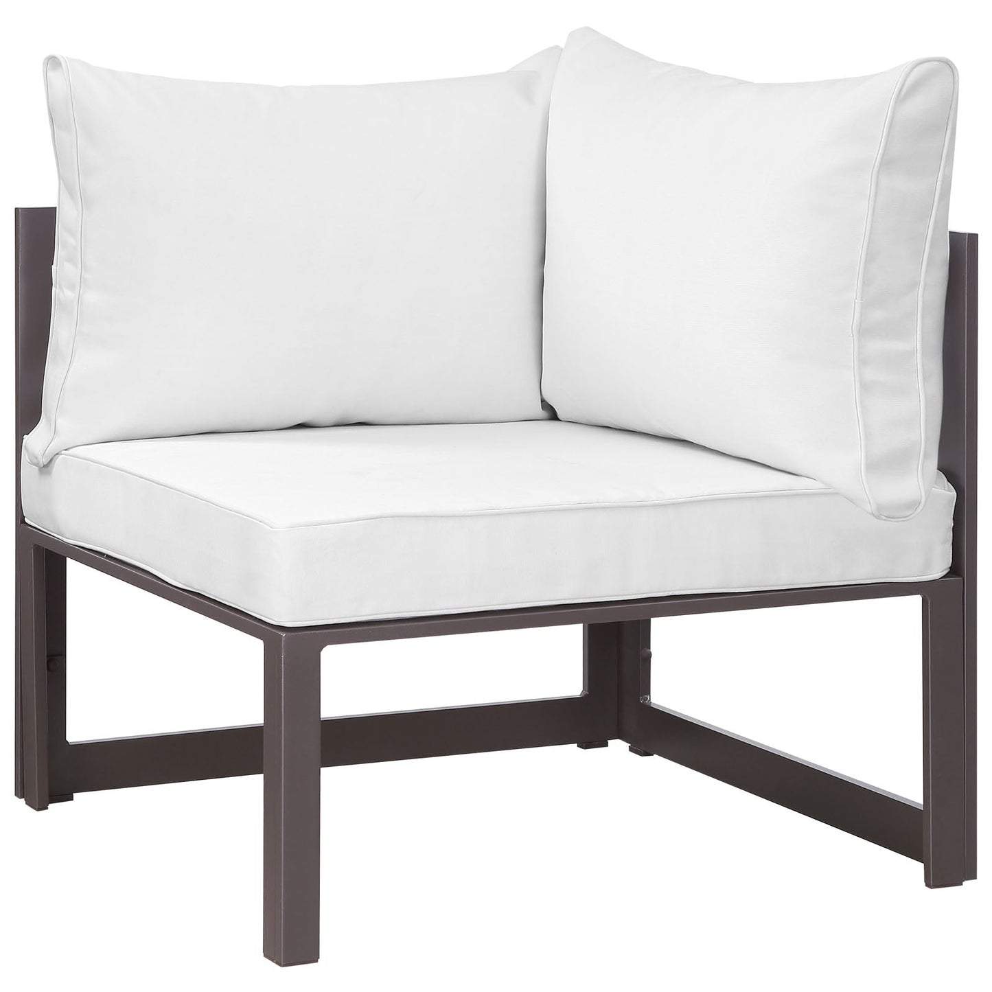 Modway Fortuna Corner Outdoor Patio Armchair | Outdoor Chairs | 