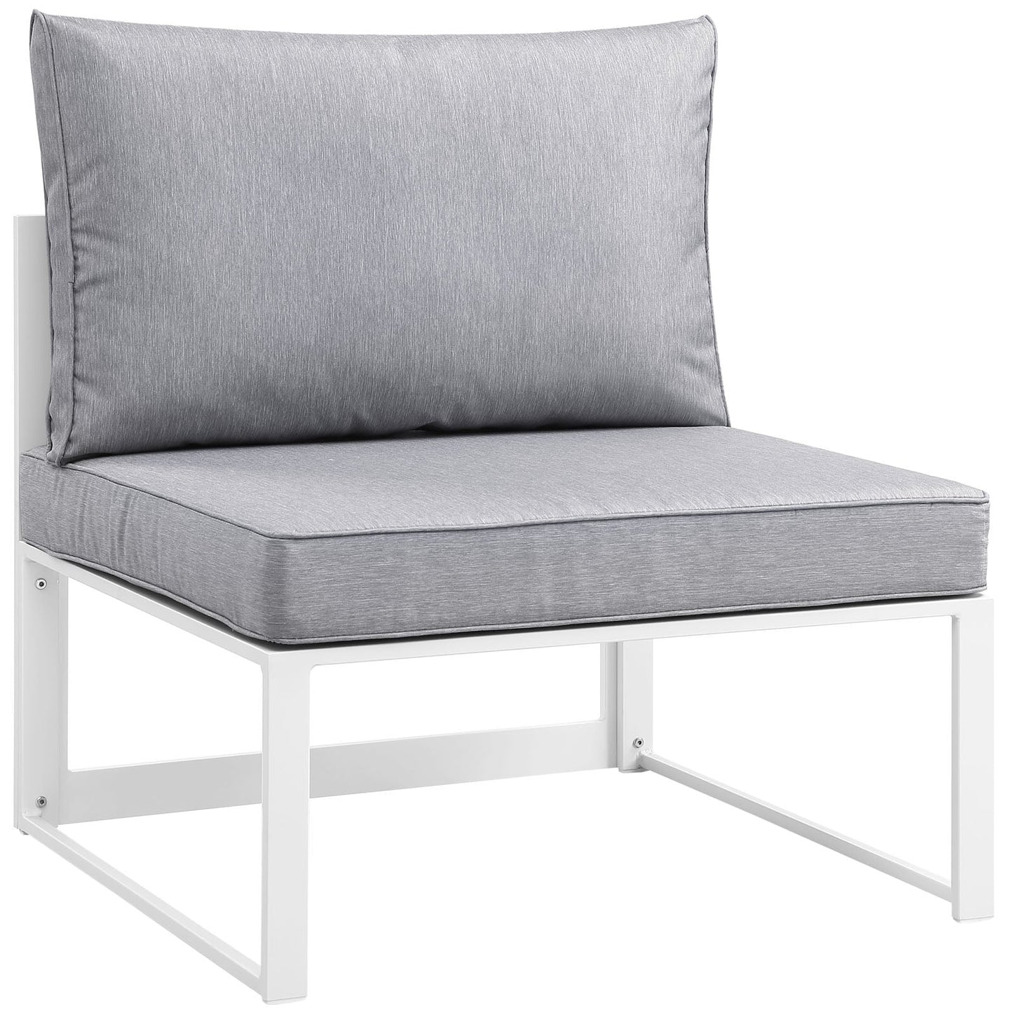 Modway Fortuna Armless Outdoor Patio Sofa | Outdoor Sofas, Loveseats & Sectionals | 