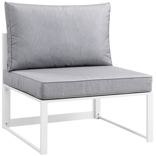 Modway Fortuna Armless Outdoor Patio Sofa | Outdoor Sofas, Loveseats & Sectionals | 
