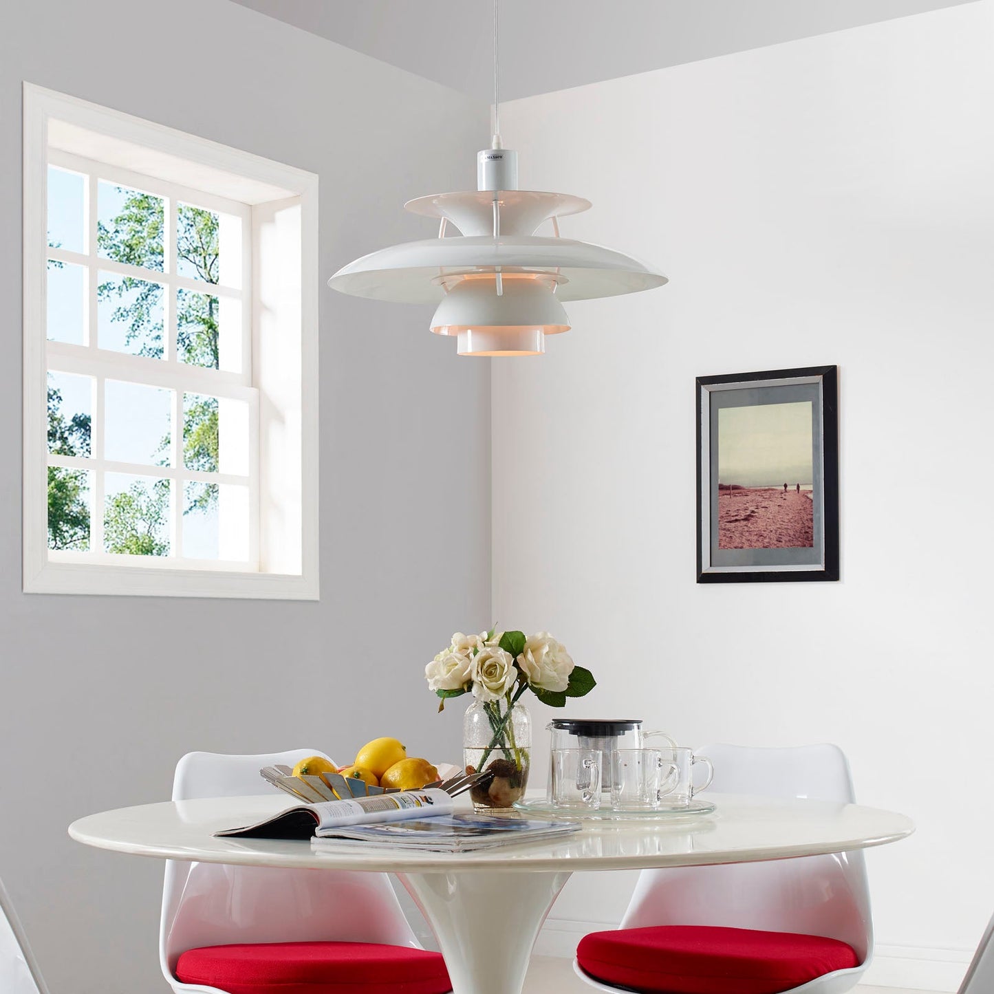 Rebound 19" Stainless Steel Chandelier By Modway - EEI-1553 | Chandeliers | Modishstore