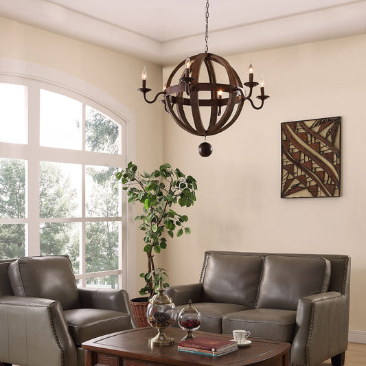 Modway Catapult Chandelier - Antique Brass | Chandeliers