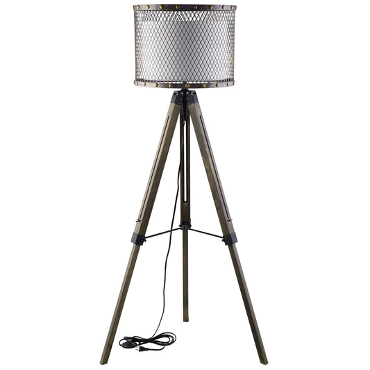 Modway Fortune Floor Lamp - Antique Silver | Floor Lamps | 