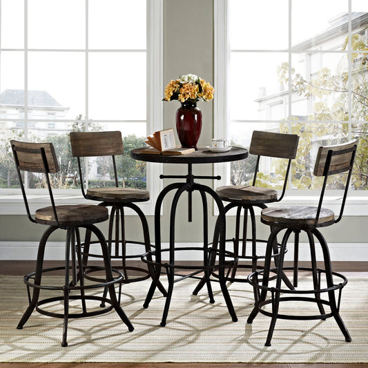 Gather 5 Piece Dining Set By Modway - EEI-1608 | Dining Sets