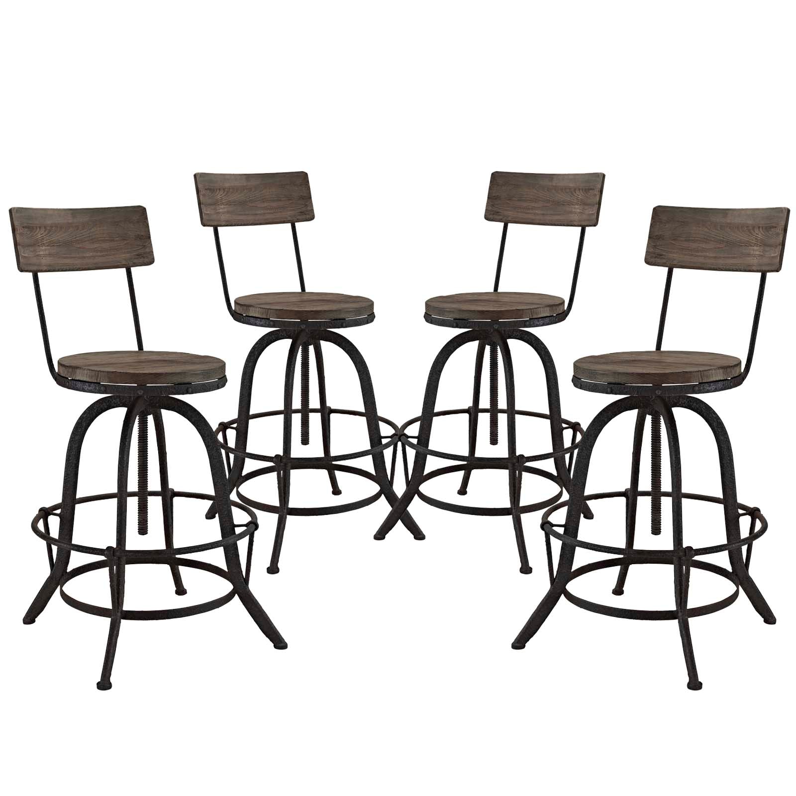 Modway Procure 4 Piece Dining Set | Dining Sets | Modishstore-11