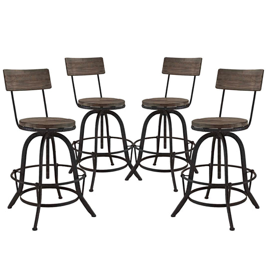 Modway Procure 4 Piece Dining Set | Dining Sets | Modishstore-11