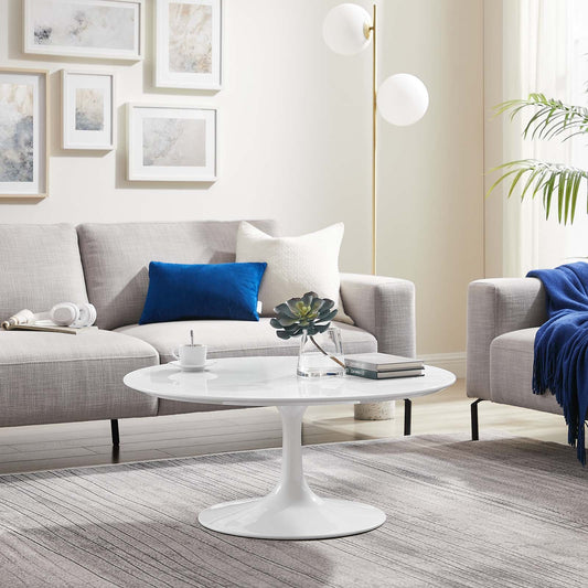 Modway Lippa 36" Coffee Table in White - EEI-1646