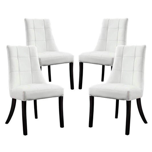 Modway Noblesse Vinyl Dining Chair - Set of 4 - EEI-1678 | Dining Chairs | Modishstore-1