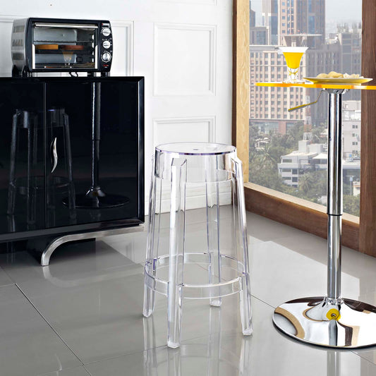 Modway Casper Counter Stool - Clear | Counter Stools