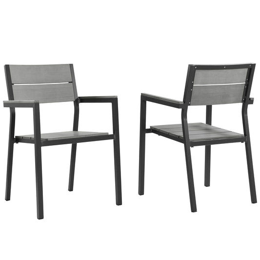 Modway Maine Dining Armchair Outdoor Patio - Set of 2 | Outdoor Chairs | Modishstore-10