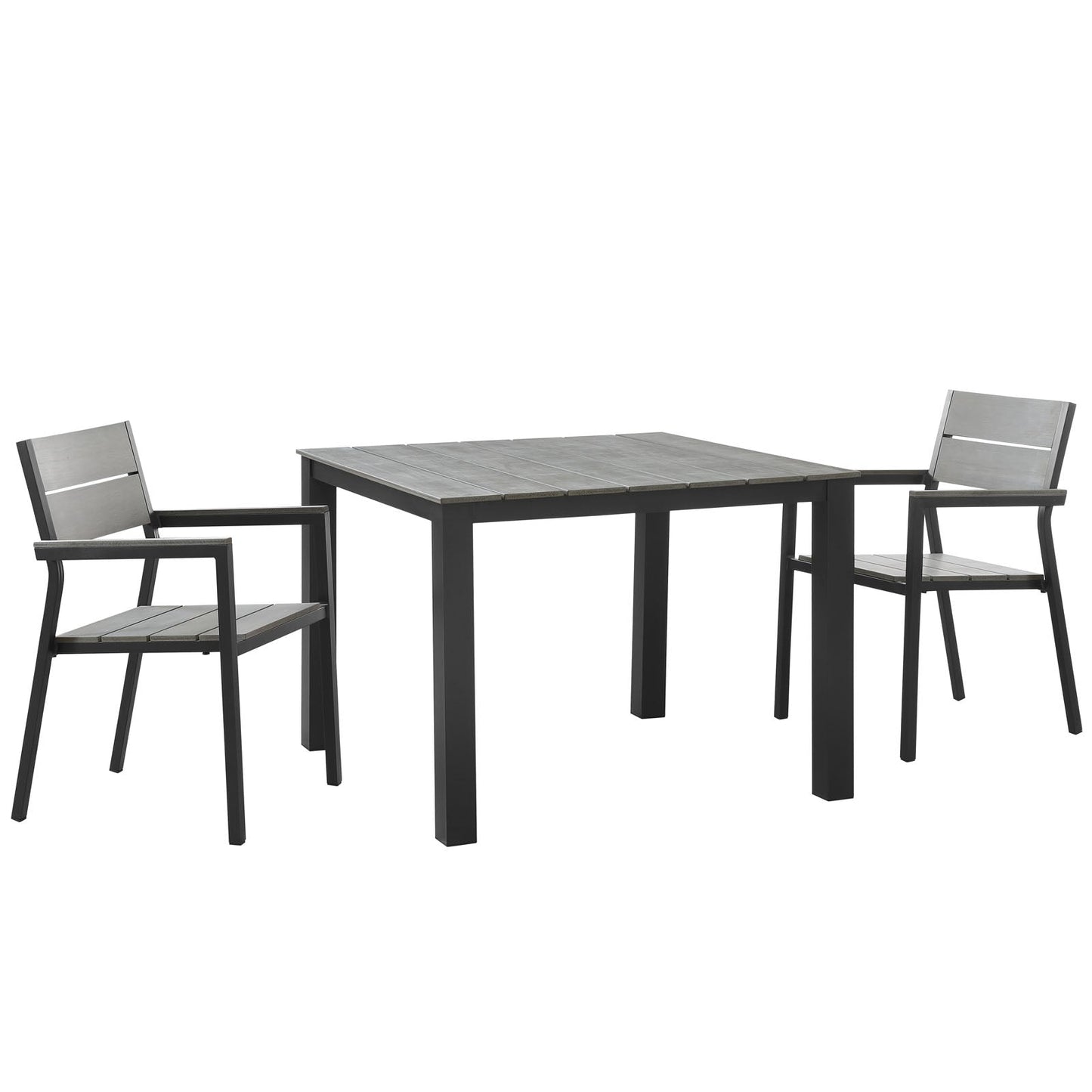 Modway Maine 3 Piece Outdoor Patio Dining Set - EEI-1743 | Outdoor Dining Set | Modishstore-14