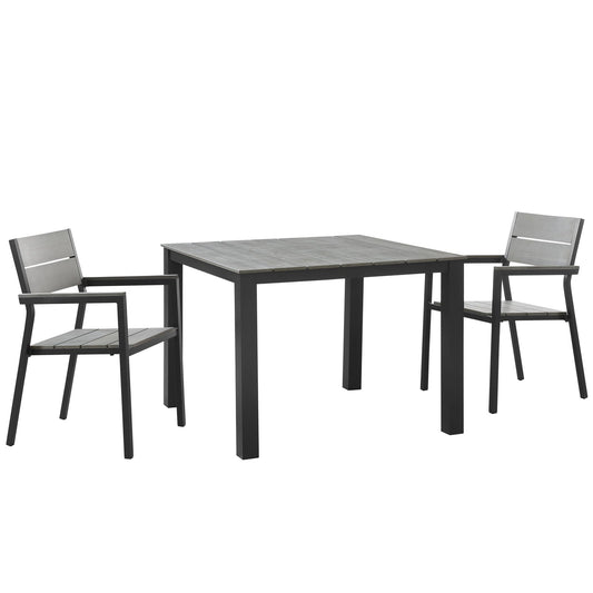 Modway Maine 3 Piece Outdoor Patio Dining Set - EEI-1743 | Outdoor Dining Set | Modishstore-14