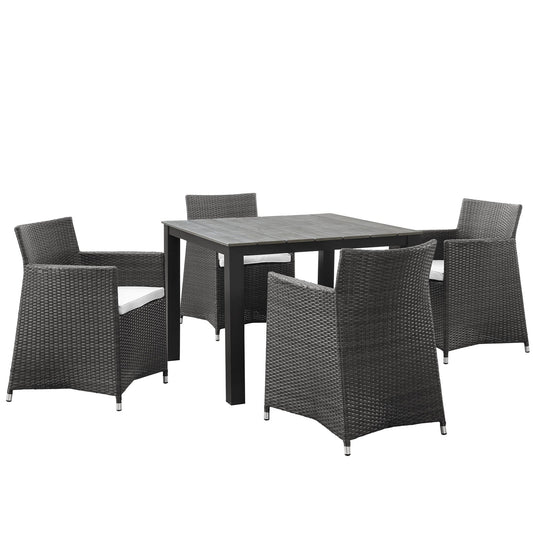 Modway Junction 5 Piece Outdoor Patio Dining Set - EEI-1744 | Outdoor Dining Set | Modishstore-16