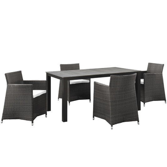 Modway Junction 5 Piece Outdoor Patio Dining Set - EEI-1746 | Outdoor Dining Set | Modishstore-16