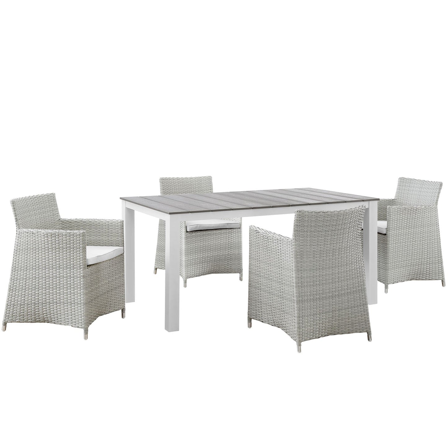 Modway Junction 5 Piece Outdoor Patio Dining Set - EEI-1746 | Outdoor Dining Set | Modishstore-15