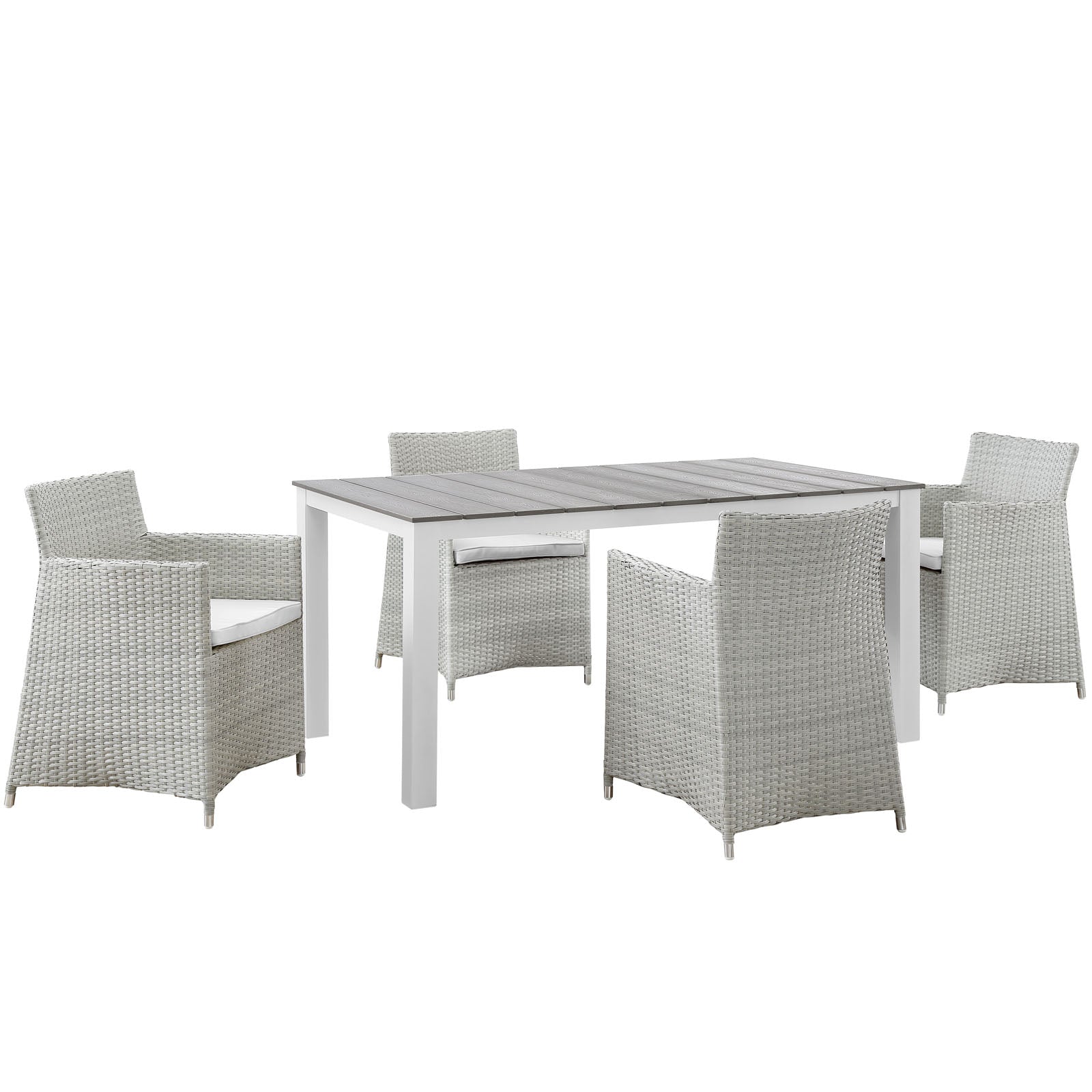 Modway Junction 5 Piece Outdoor Patio Dining Set - EEI-1746 | Outdoor Dining Set | Modishstore-15