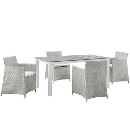 Modway Junction 5 Piece Outdoor Patio Dining Set - EEI-1746 | Outdoor Dining Set | Modishstore-15
