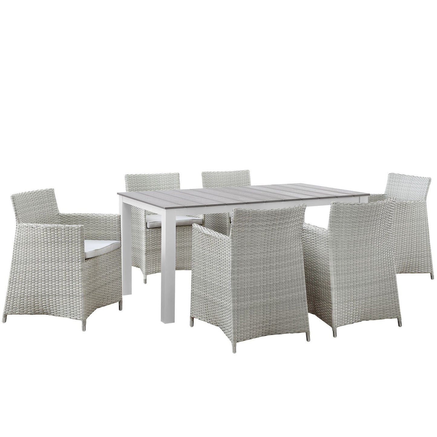 Modway Junction 7 Piece Outdoor Patio Dining Set - EEI-1748 | Outdoor Dining Set | Modishstore-15