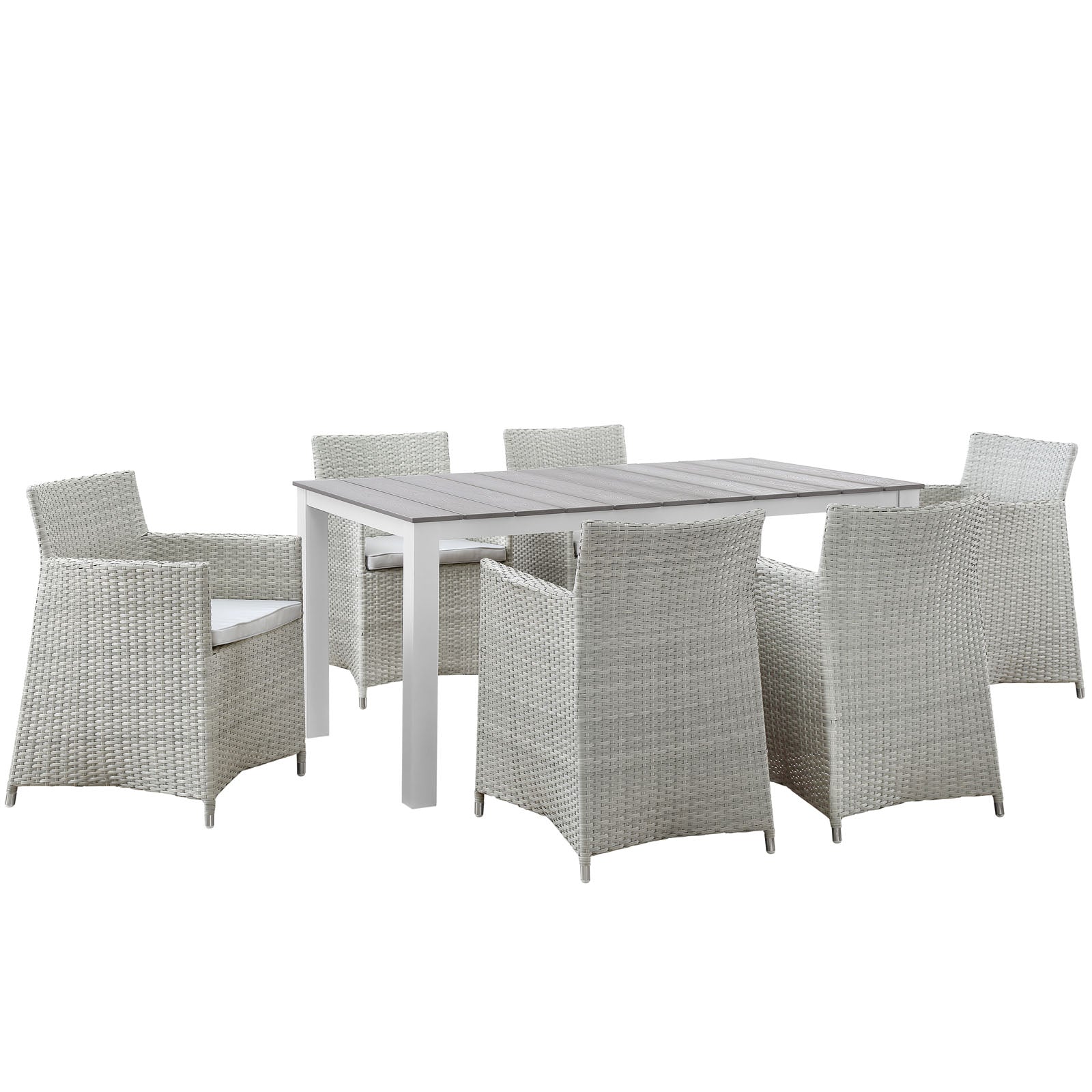 Modway Junction 7 Piece Outdoor Patio Dining Set - EEI-1748 | Outdoor Dining Set | Modishstore-15