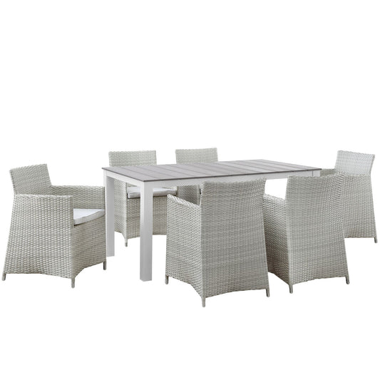 Modway Junction 7 Piece Outdoor Patio Dining Set - EEI-1748 | Outdoor Dining Set | Modishstore-15