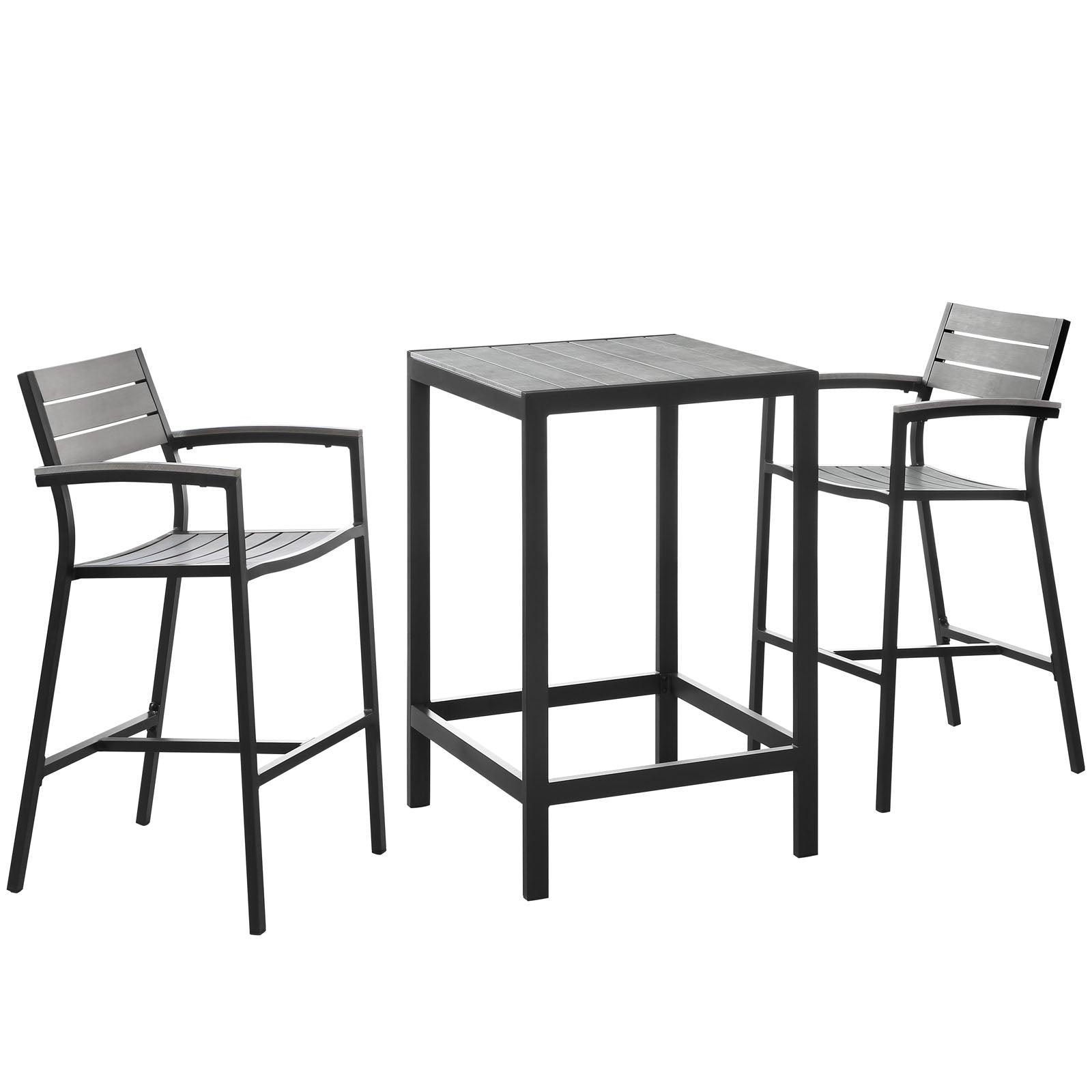 Modway Maine 3 Piece Outdoor Patio Dining Set - EEI-1754 | Outdoor Dining Set | Modishstore-15