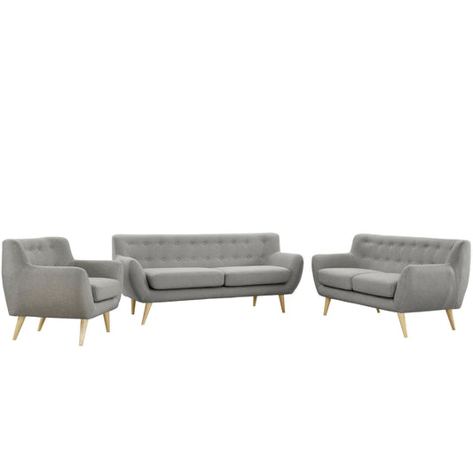 Modway Remark 3 Piece Living Room Set | Sofas | Modishstore-4