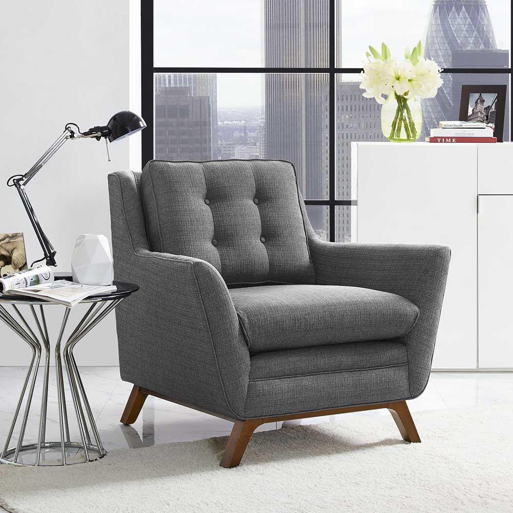 Modway Beguile Fabric Armchair | Armchairs | 