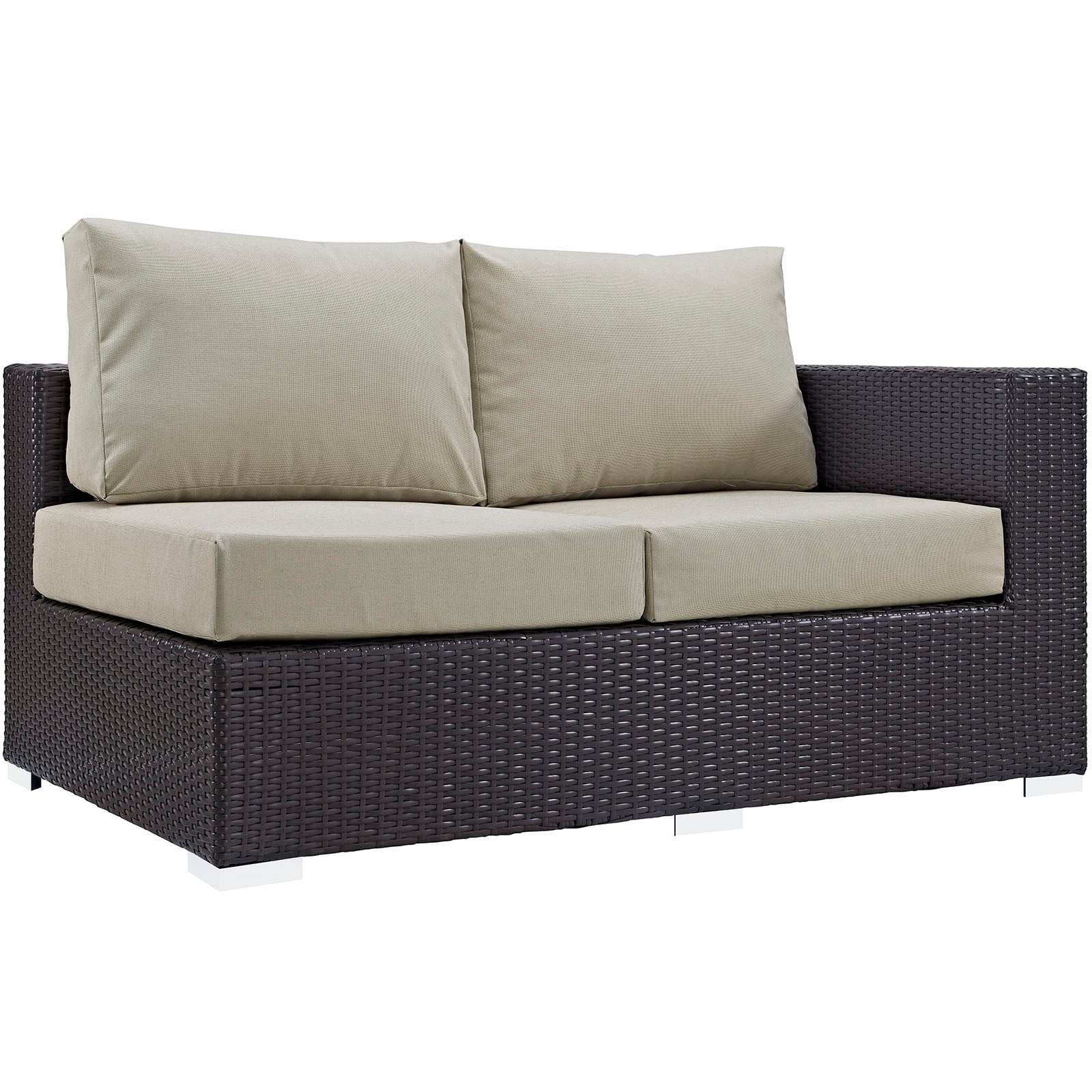 Convene Outdoor Patio Right Arm Loveseat By Modway - EEI-1841 | Outdoor Sofas, Loveseats & Sectionals - 2