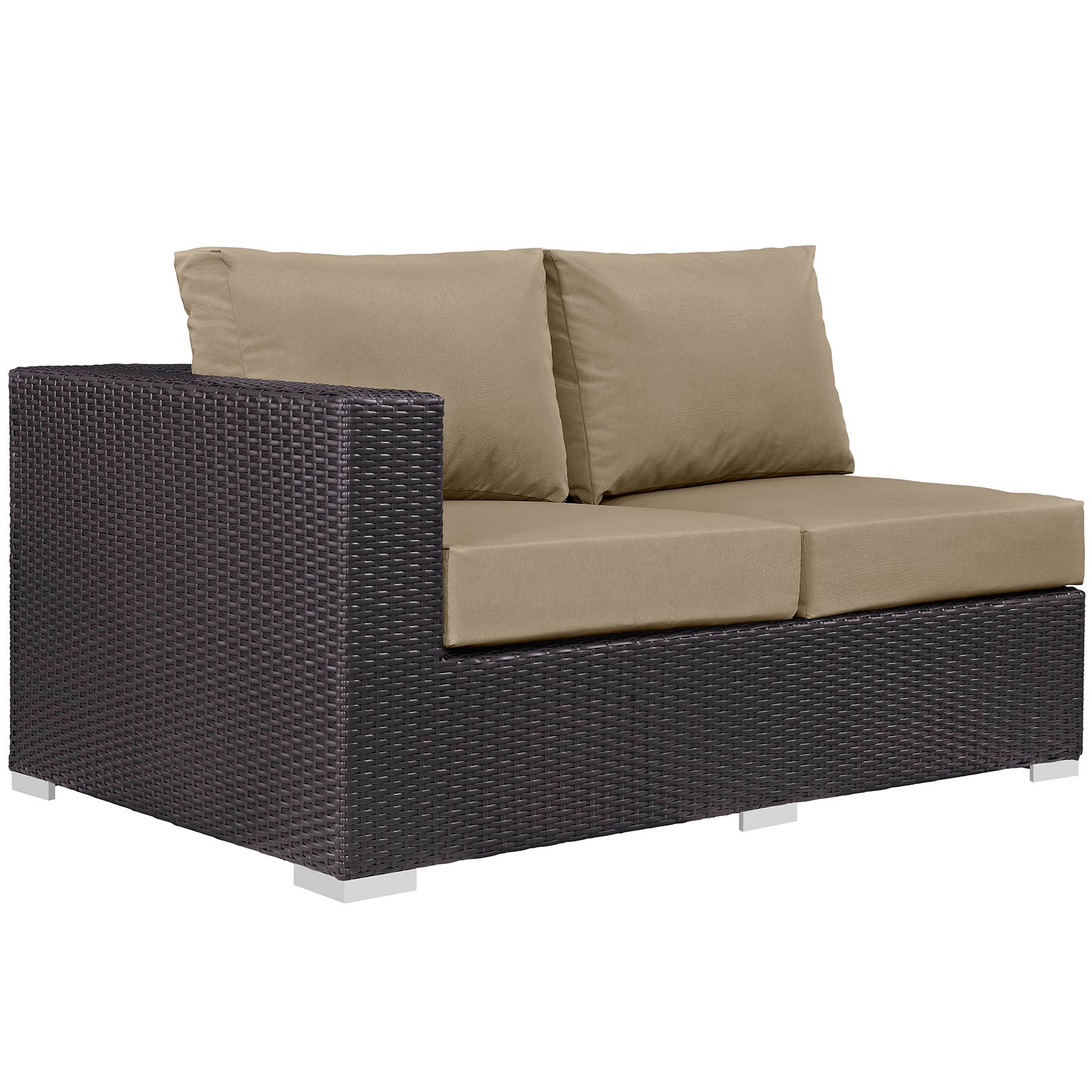 Convene Outdoor Patio Left Arm Loveseat By Modway - EEI-1842 | Outdoor Sofas, Loveseats & Sectionals