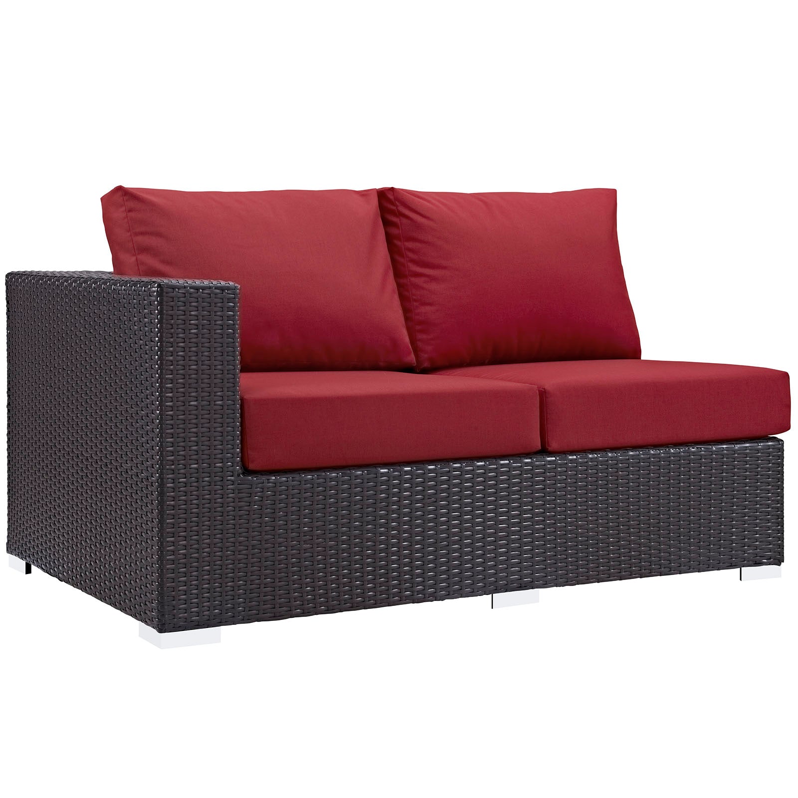 Convene Outdoor Patio Left Arm Loveseat By Modway - EEI-1842 | Outdoor Sofas, Loveseats & Sectionals - 3