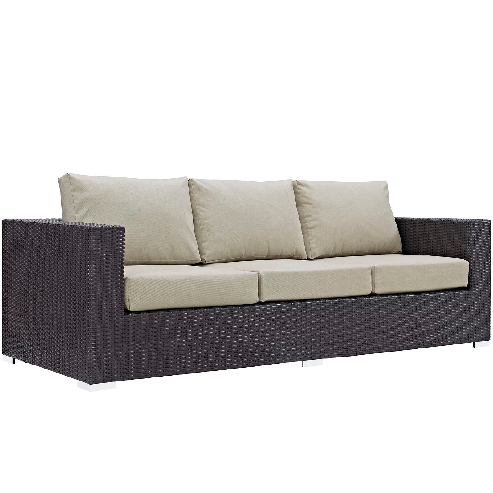 Modway Convene Outdoor Patio Sofa | Outdoor Sofas, Loveseats & Sectionals