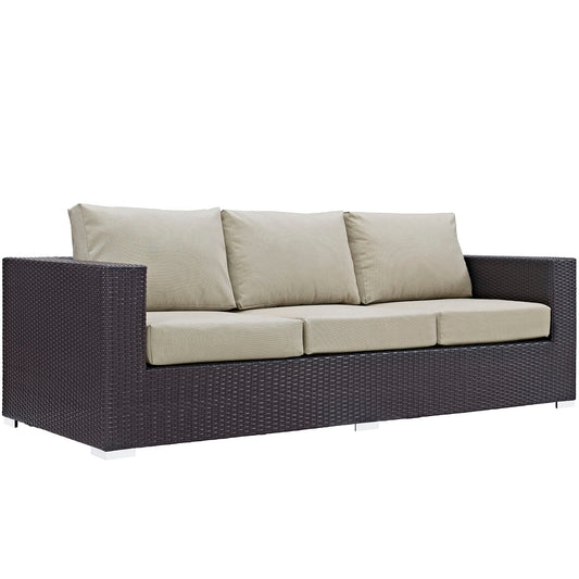 Modway Convene Outdoor Patio Sofa | Outdoor Sofas, Loveseats & Sectionals