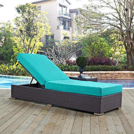 Convene Outdoor Patio Chaise Lounge By Modway - EEI-1846 | Outdoor Chaise Lounges