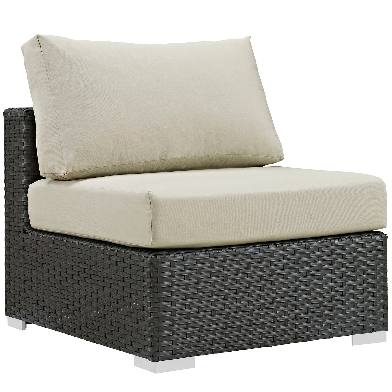 Modway Sojourn Outdoor Patio Fabric Armless | Outdoor Chairs | Modishstore-12