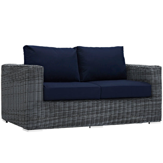 Modway Summon Outdoor Patio Loveseat | Outdoor Sofas, Loveseats & Sectionals | Modishstore-29