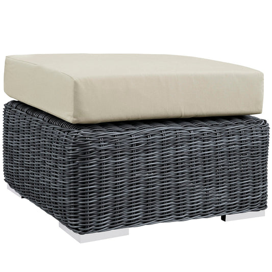 Summon Outdoor Patio Sunbrella Ottoman By Modway - EEI-1869 | Outdoor Ottomans | Modishstore