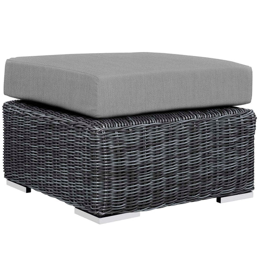 Summon Outdoor Patio Sunbrella Ottoman By Modway - EEI-1869 | Outdoor Ottomans | Modishstore - 2