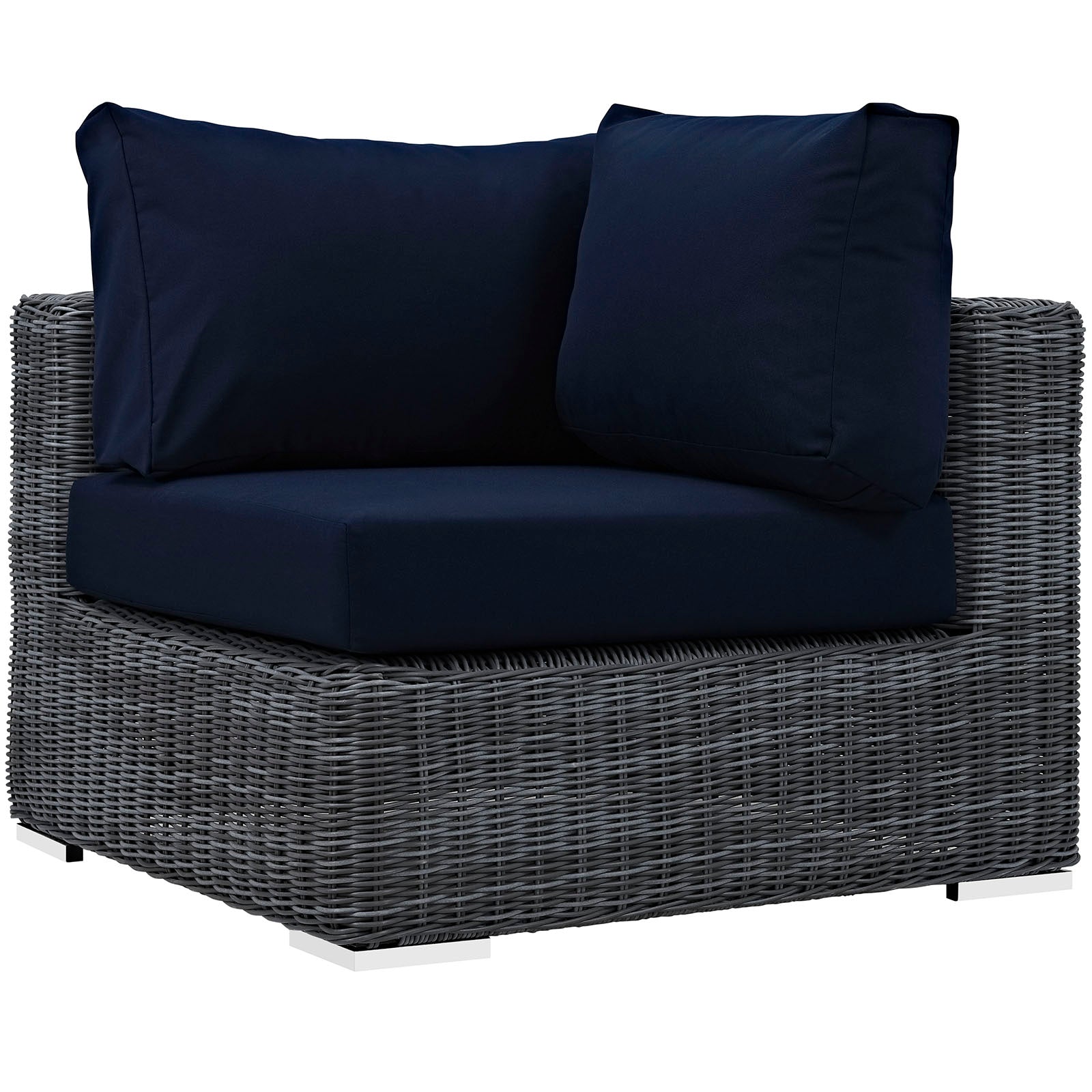 Modway Summon Outdoor Patio Corner | Outdoor Sofas, Loveseats & Sectionals | Modishstore-14
