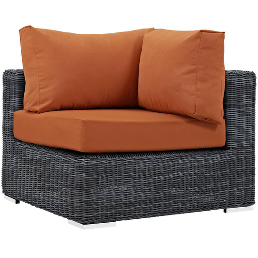 Modway Summon Outdoor Patio Corner | Outdoor Sofas, Loveseats & Sectionals | Modishstore-11
