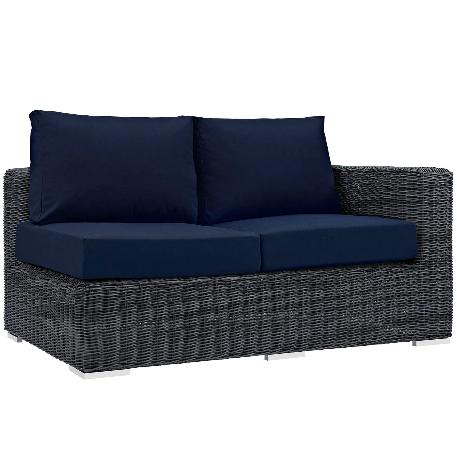 Modway Summon Outdoor Patio Right Arm Loveseat | Outdoor Sofas, Loveseats & Sectionals | Modishstore-4